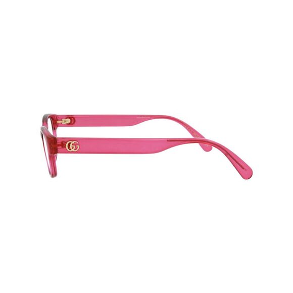 Gucci Square-Frame Injection Optical Frames Pink Womens - Picture 3 of 5